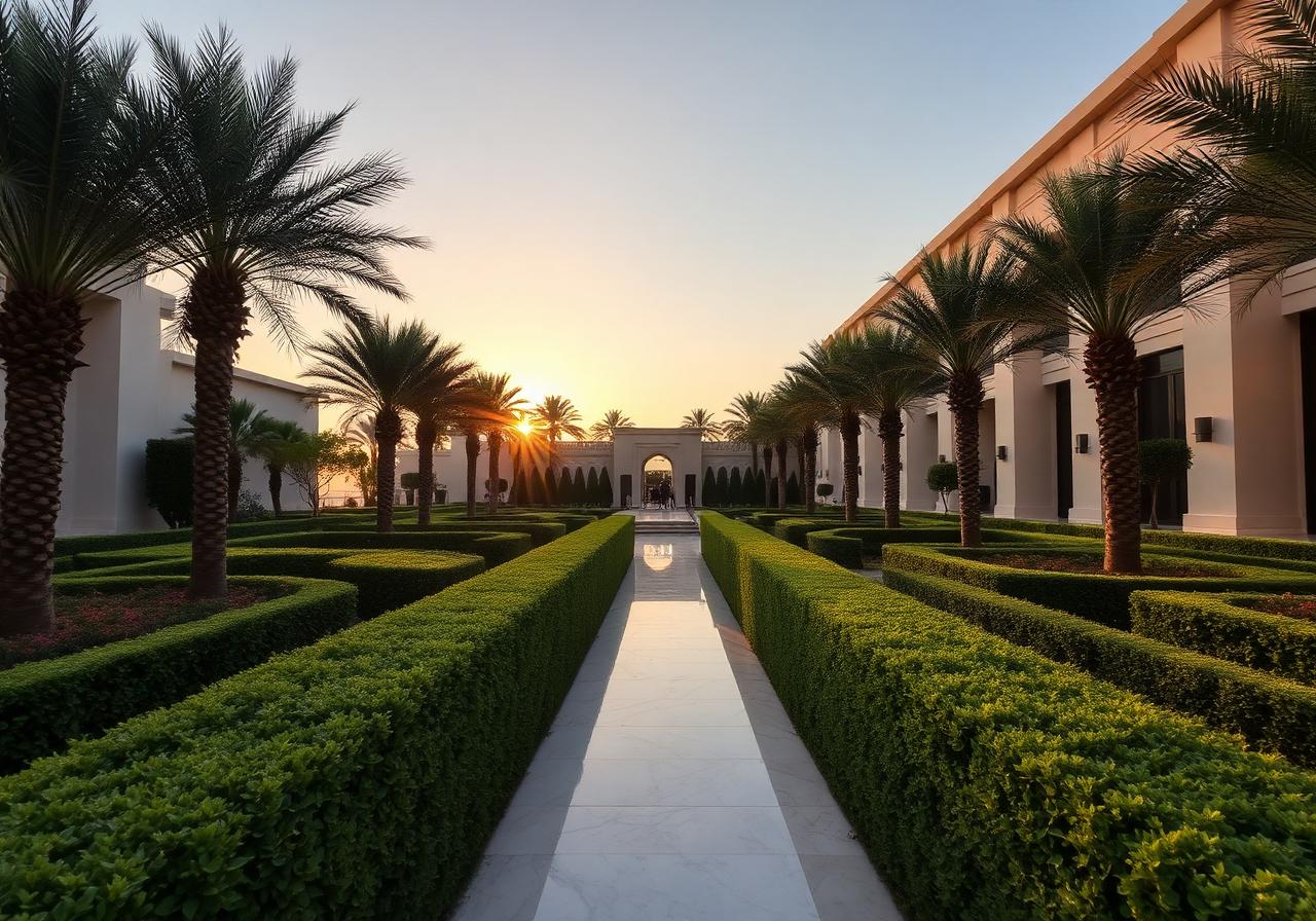 Villa garden